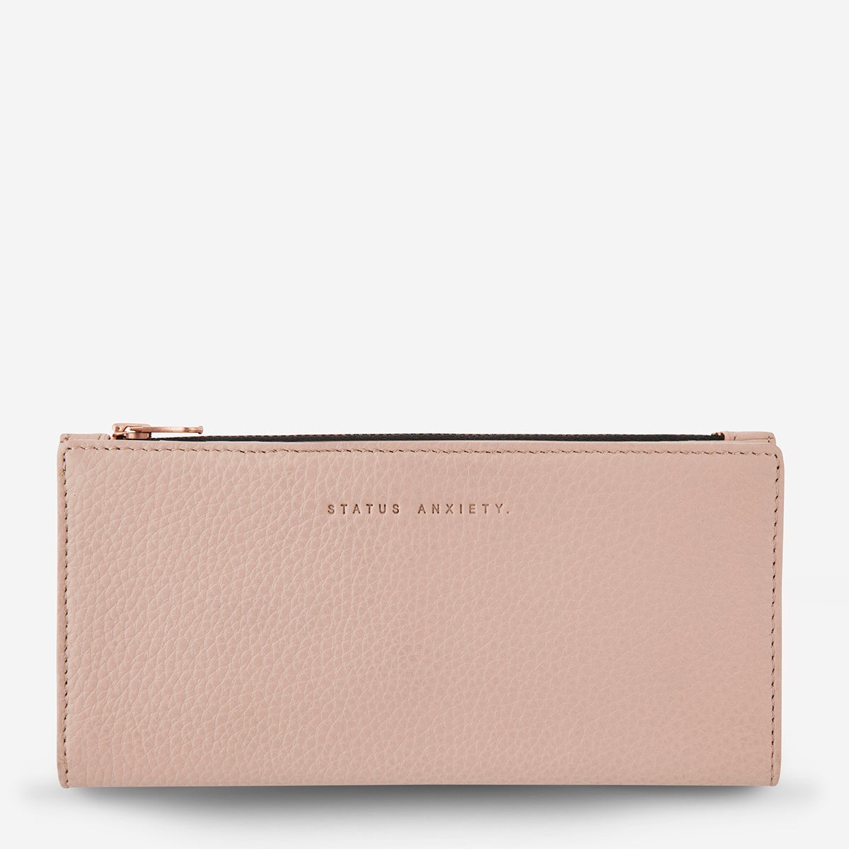 In The Beginning Leather Wallet - Dusty Pink
