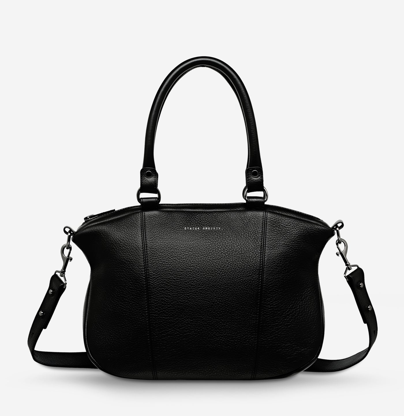 Eyes To The Wind Leather Bag - Black