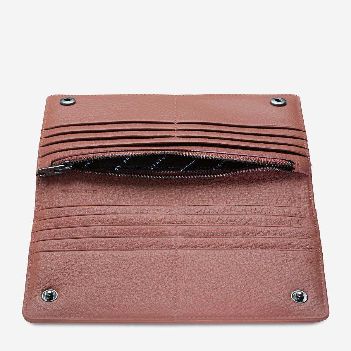 Living Proof Leather Wallet - Dusty Rose
