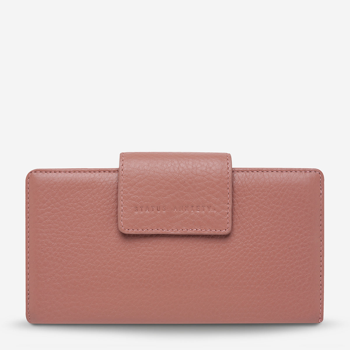Ruins Leather Wallet - Dusty Rose